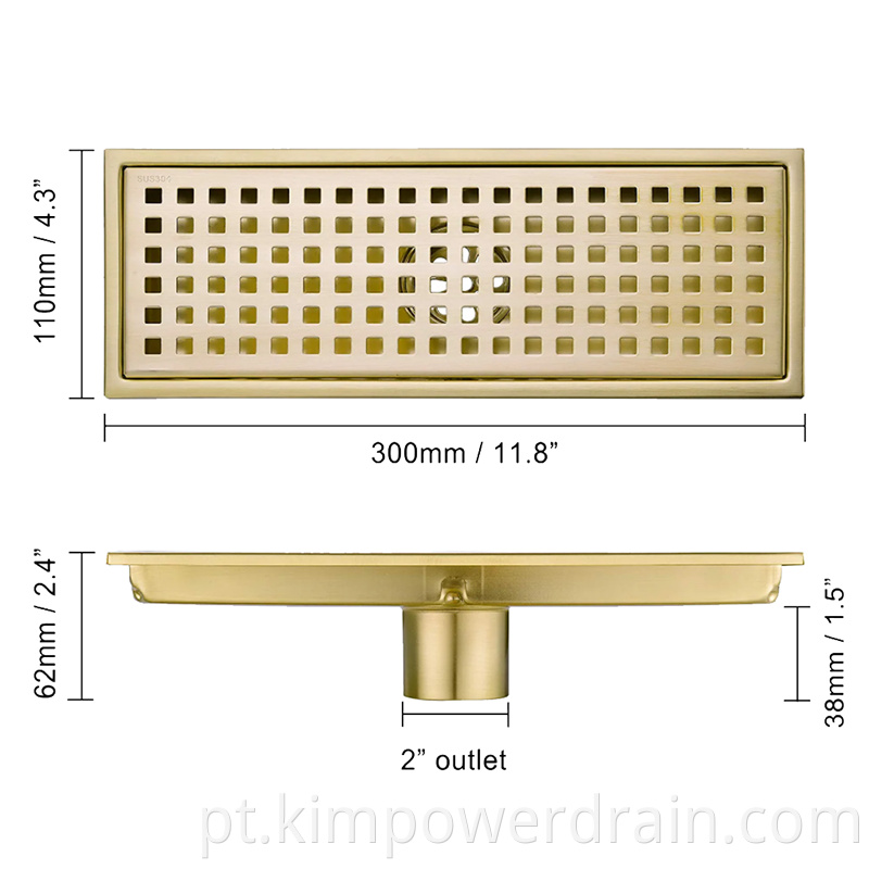 Channel Drain Shower Png